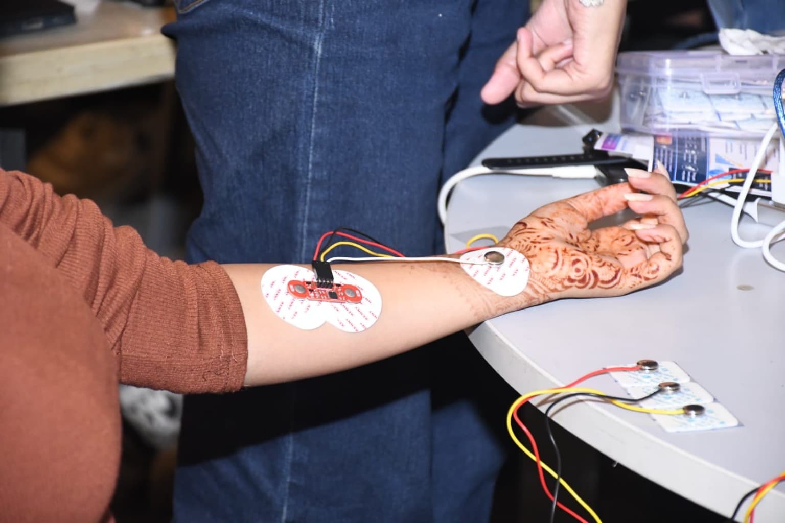 NeuroPulseAI electrode demonstration
